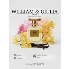 Giovanni William William 🖤 Giulia Lüx Kadın/Erkek Parfümü Afrodizyak Yazlık | Güçlü Kalıcı Etkileyici | Vanilya ve Kremsi Orkide