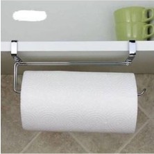 Newstore Home Paslanmaz Çelik Kağıt Havluluk Mutfak Askısı 28 cm Şık Tasarım ve Çift Yönlü Kullanım