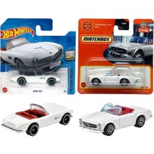 Hot Wheels 2 Araç Set - Hot Wheels Bmw 507 & Matchbox 1963 Mercedes-Benz 230 Sl (1/64), Oyuncak Arab