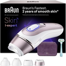 Braun Ipl Skin I·expert, Evde Lazerle Tüy Alma, App Ile, Çanta, Gillette Venus, 4 Başlık, PL7431