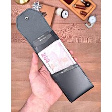 Fil Deri Trend Viral Hakiki Deri Para Bölmeli Kartlıklı Pratik Cüzdan 2142