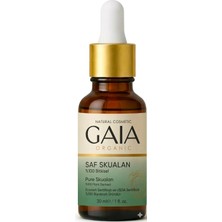 Gaia Organic GAIA Saf Skualan 30 ml %100 Bitkisel Tüm Cilt Tipleri İçin Nemlendirici ve Yaşlanma Karşıtı