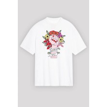 8 Mart Dünya Kadınlar Günü Için Özel Baskılı T-Shirt - Beyaz