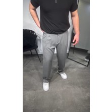 Erkek Pileli Kumaş Baggy Pantolon