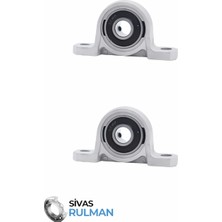 Sivas Rulman Kp 005 Minyatür Yataklı Rulman 25MM 2 Adet