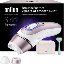 Braun Ipl Skin I·expert, Evde Lazerle Tüy Alma, App Ile, Çanta, Gillette Venus, 2 Başlık, PL7211