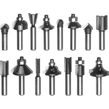 LTG Nova 15 Parça Karışık Freze Ucu Seti 8 mm Şaft