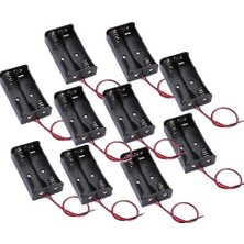 Okul Store 2'li AA Pil Yuvası Pil Kutusu - 10 Adet Yüksek Performanslı Elektronik Proje Uyumlu