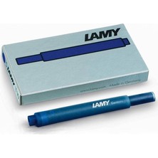 Lamy Mavi Dolma Kalem Kartuşu 5 Adet Renkli Kalemler İçin Uygun Ölçülerle