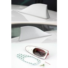 Elektrikli Her Araca Uygun Beyaz Köpek Balığı Balina Tavan Anteni