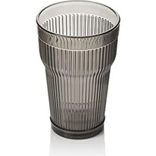 Barok Uzun Bardak Füme