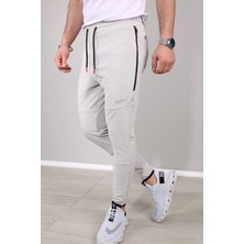 Delpino Dar Kesim Erkek Eşofman Altı Beyaz Renkli 2020 İlkbahar - Yaz Sezonu için Rahat Kullanım