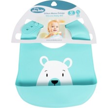 Sevi Bebe Silikon Önlük Mavi Renkli 0 - 3 Yaş İçin Su Geçirmez Tasarım Özellikleriyle