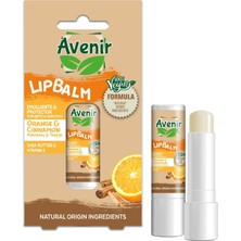 Avenir Portakal & Tarçın Vegan Dudak Bakım Kremi - Kuruyan ve Çatlayan Dudaklar Için Yumuşatıcı ve Koruyucu Etkili