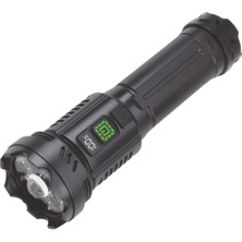 Cata Ct 8025 Atak El Feneri Dijital Şarj Göstergeli 6400K Beyaz Işık