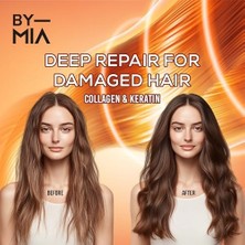 Kolajen ve Keratin Saç Maskesi, 300 Ml, Krem, Derin Onarım ve Pürüzsüzleştirme, Kuru ve Hasarlı Saçlar Için, Argan Yağı ve Maca Özlü