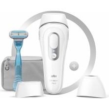 Braun Silk Expert Pro 3 PL3121 300.000 Atımlı Beyaz Renkli IPL Cihazı ile Cilt Rengi Analizi ve Hassas Mod