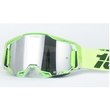 %100 Armega T21 Yeşil Goggle