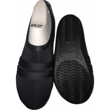 Savana Unisex Siyah Deniz Ayakkabısı Kaymaz Alt Taban ile Havuzda ve Denizde Kullanım İçin