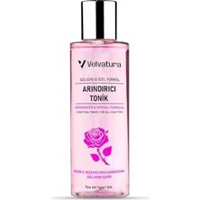 Velvatura Gül Suyu Arındırıcı Tonik Aknejenik Ciltler İçin Gözenek Sıkılaştırıcı Etki