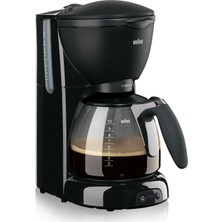 Braun KF560 Cafe House Filtre Kahve Makinası 10 Fincan Kapasite ile Siyah Renkli Ergonomik Tasarım