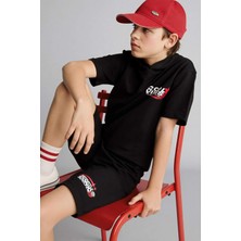 DeFacto Sweatshirt Kumaşı 2'li Takım Erkek Çocuk H0327A826SM