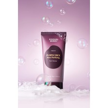 Eqqualberry Purple Rice Pore Purifying Pack Geniş Gözenek Önleyici ve Ölü Deri Arındırıcı Mor Pirinçli Temizleyici 130gr