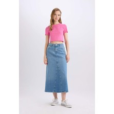 DeFacto Fashion Fit Cepli Maxi Jean Etek D4422AX24AU