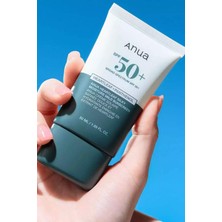 Anua Heartleaf Silky Moisture Güneş Kremi 50ml Karma Ciltler İçin Nemlendirici Niacinamide İçerikli