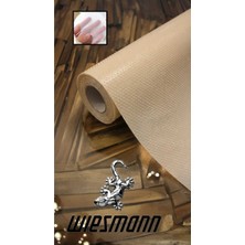 PremiumPort 45CM Açık Kahve Kaydırmaz Raf ve Çekmece Örtüsü, Yuvarlak ve Kare Desen