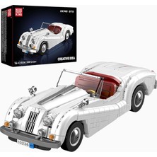 Mould King 10236 Vintage Convertible Araba 1302 Parça Lüks Yapı Seti