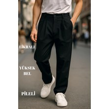 Cedy Denim Erkek Yüksek Bel Pileli Baggy Chino Pantolon C358