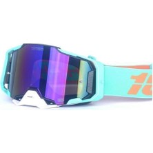 %100 Armega T18 Turkuaz Goggle