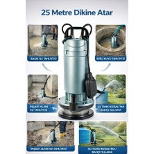 Optivex Qdx1,5-25-0,55 Fa Su Pompası Dalgıç Pompa 0.75 Hp 25 Metre Yukarı Basma