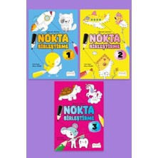 Adoz Shopping Eğlenceli Aktivite Nokta Birleştirme - Çocuklar Için Boyama ve Aktivite Kitabı Seti (3 Kitap)