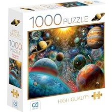 Adoz Shopping Gezegenler 1000 Parça 2,2mm Kalınlık 48X68CM Profesyonel Hobi Puzzle Yapboz Serisi