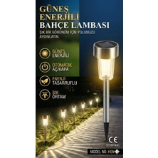 Toptan Bulurum Güneş Enerjili Bahçe Lambası Plastik Saplama 10LU Set