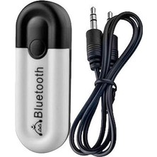 Adoz Shopping USB Bluetooth 5.0 Ses Alıcı Adaptör – Aux 3.5mm Çıkışlı Kablosuz Müzik Alıcısı, Hoparlör ve Ses Sistemlerini Bluetooth’lu Hale Getiren Dongle Receiver | ZR1138