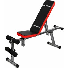 Delta Grand Master Ayarlanabilir Katlanabilir Mekik Bench Ağırlık Sehpası Siyah Renkli Dayanıklı Tasarım