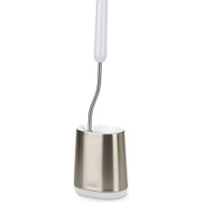 Adoz Shopping Lite - Ince Saplı Silikon Tuvalet Fırçası, Esnek, Damlatmaz, Tıkanmaz Başlık, Paslanmaz Çelik