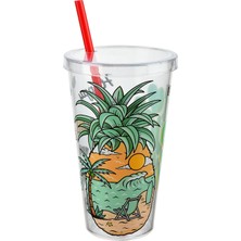 Cosiness Practical Kapaklı Pipetli Bardak 600 ml