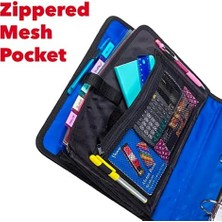 Adoz Shopping The Open Tab Velcro Açılış Bağlayıcı - 5 Inç O-Halkalar - 5 Renkli Sekme Genişleyen Dosya Klasörü - Çoklu Cepler - 400 Yaprak Kapasitesi - Mavi S-826-A