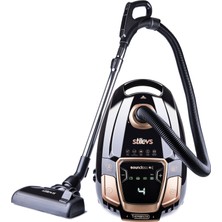 Stilevs Soundless Elektrikli Süpürge - Siyah, 700 Watt Güç, HEPA Filtreli, Sessiz Çalışma