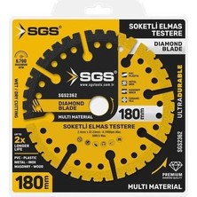 Sgs 2362 Çok Amaçlı Multı-Meterıal Elmas Kesme Diski 180MM
