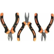 Adoz Shopping 3 Parça Mini El Aleti Seti,, Yan Keski ve Karga Burnu, Metal El Aletleri