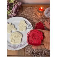 Adoz Shopping Almalı Yılbaşı & Yeniyıl Kurabiye Kalıbı Set-3 (3'lü)