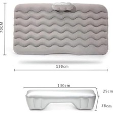 Adoz Shopping Araç Içi Şişme Yatak – Arka Koltuk Şişme Yatak | Kalınlaştırılmış Taşınabilir Seyahat ve Kamp Yatağı + Hediye Hava Pompası | Evrensel Uyumlu Araba Şişirilebilir Yatak