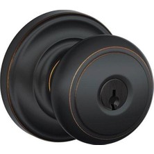 Adoz Shopping F51A Lat 716 Col Enlem Kolu Collins Anahtarlı Giriş Kilidi, Eskitilmiş Bronz