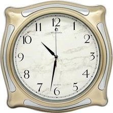 Adoz Shopping BL-1056 Serisi Klasik Kadran Sessiz Akar 30 cm Duvar Saati -Gri