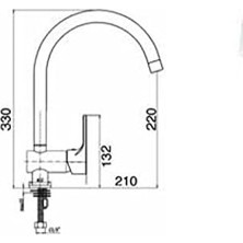 Adoz Shopping Spiça Yüksek Lavabo Bataryası, Krom